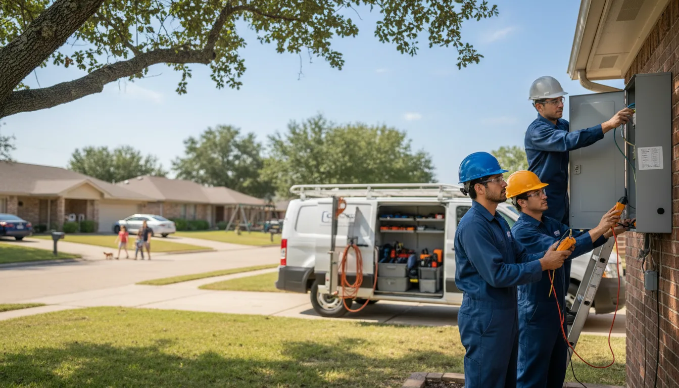 Certified electrician providing emergency electrical services in Waucoma, IA